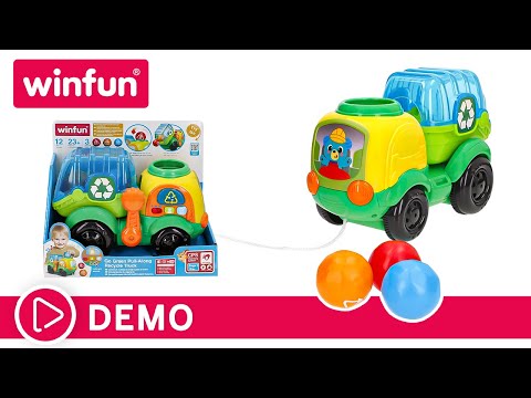 Vamos a Reciclar - Camión Arrastre Reciclado Winfun | COLORBABY