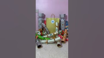 [ASMR] Mystery CRACKERS Advent Calendar - DAY 8!!😱💦❄️ #Shorts