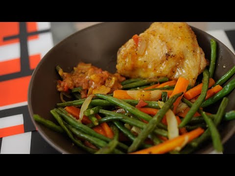 ma-poêlée-de-légumes-préférée,-une-recette-à-base-de-haricots-verts-et-carottes