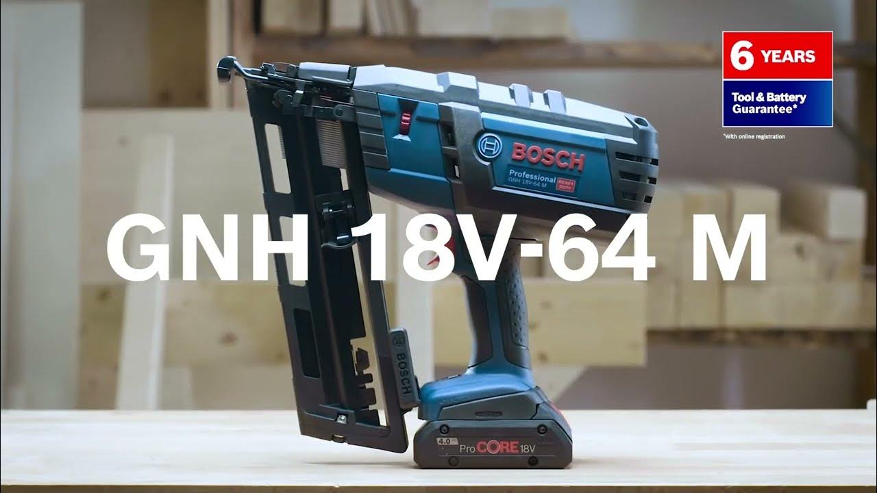 NEW Bosch Cordless Nailer: GNH 18V-64 M Professional 