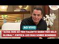 "Acha que só tem talento quem tem selo global", critica Leo Dias sobre Boninho | Melhor da Tarde