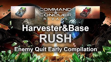 C&C Rival rush harvester  compilation command & conquer rivals game play