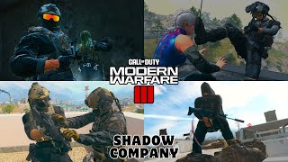 Shadow Company Skins With MW3 Finishing Move Compilation|Call of Duty: Modern Warfare III & Warzone