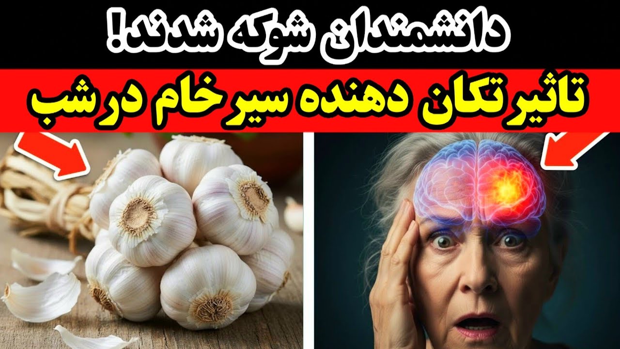 فواید سیر در شب، چه اتفاقی می‌افتد وقتی قبل از خواب سیر بخورید؟ #سیر #فواید_سیر #سیرخام