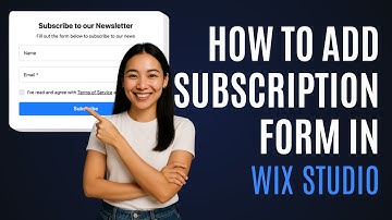 How to Add Subscription Form in Wix Studio [For FREE]