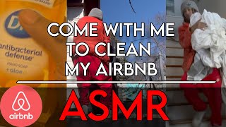 Relaxing ASMR Airbnb Cleaning | Oddly Satisfying ASMR Cleaning