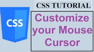 CSS Tutorials for Beginners - 15 - CUSTOMIZING THE MOUSE CURSOR