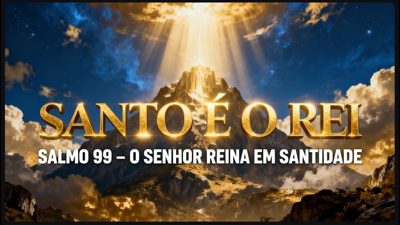 🎵 SANTO É O REI - SALMO 99 (O SENHOR REINA EM SANTIDADE)