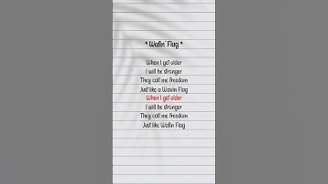Thumbnail of K’naan - Wavin’ Flag (Lyrics) #knaan #wavinflag