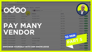 Payment Many Vendor Bill at one payment at Odoo 18 - سداد أكثر من فاتورة مورد بدفعة واحدة