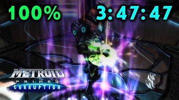 Metroid Prime 3: Corruption - 100% Speedrun in 3:47:47