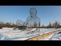 ParkLake Walkthrough in Winter #winter #snow #walkthrough