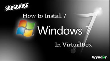 Install Windows7 in VirtualBox (2020)