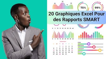 20 GRAPHIQUES EXCEL POUR DES RAPPORTS  ET TABLEAUX DE BORD SMART