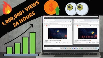 View Bot for Youtube : Increase Youtube views using Python 🔥