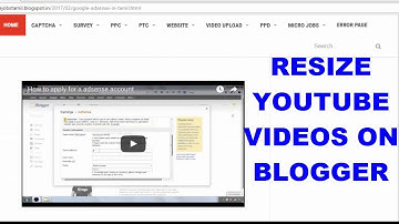 How to resize youtube video on blogger - youtube videoes full screen in blogger