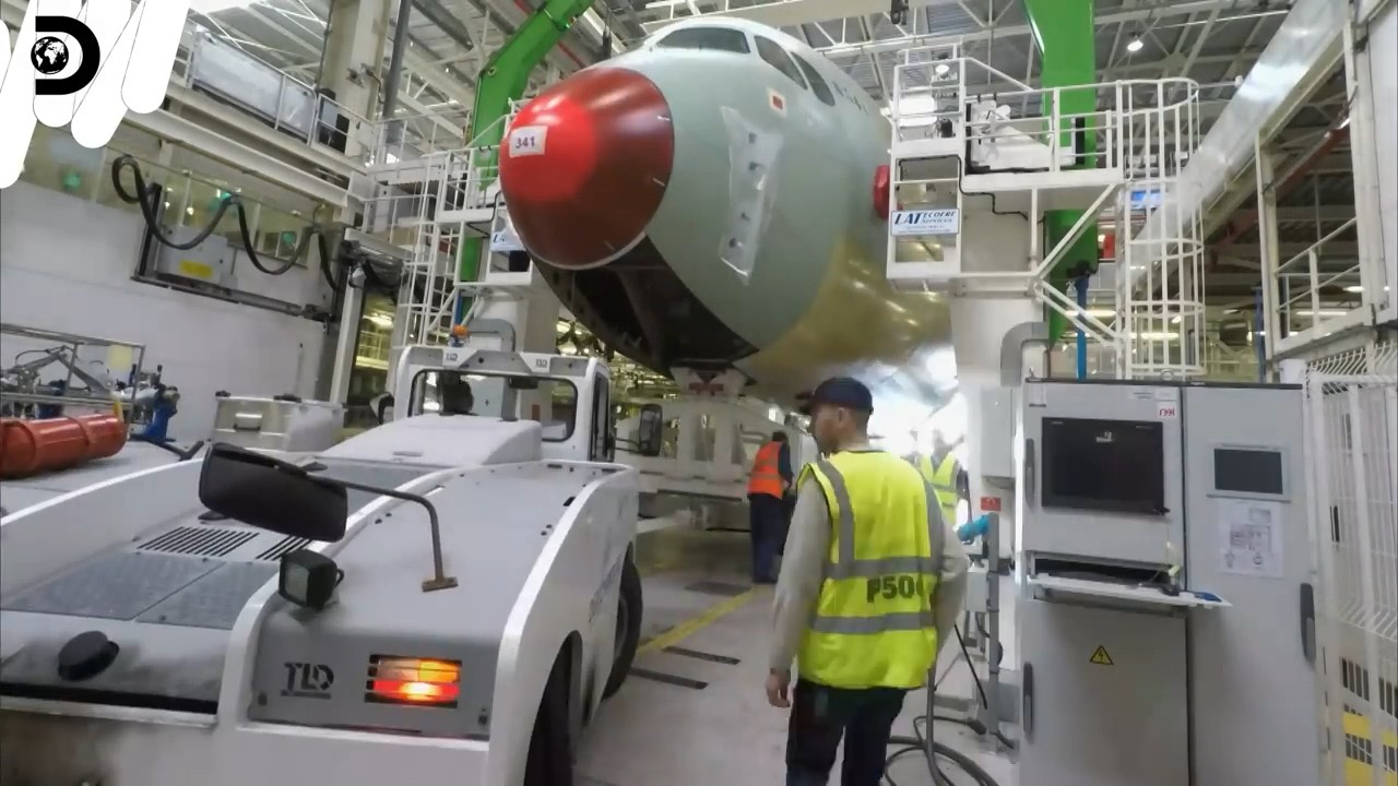 【巨大建造】総部品数250万個！名機 “エアバスA350” の精密クラフト工程 / 潜入！メガ建造ファクトリー Ep1 [FULL] (ディスカバリーチャンネル)