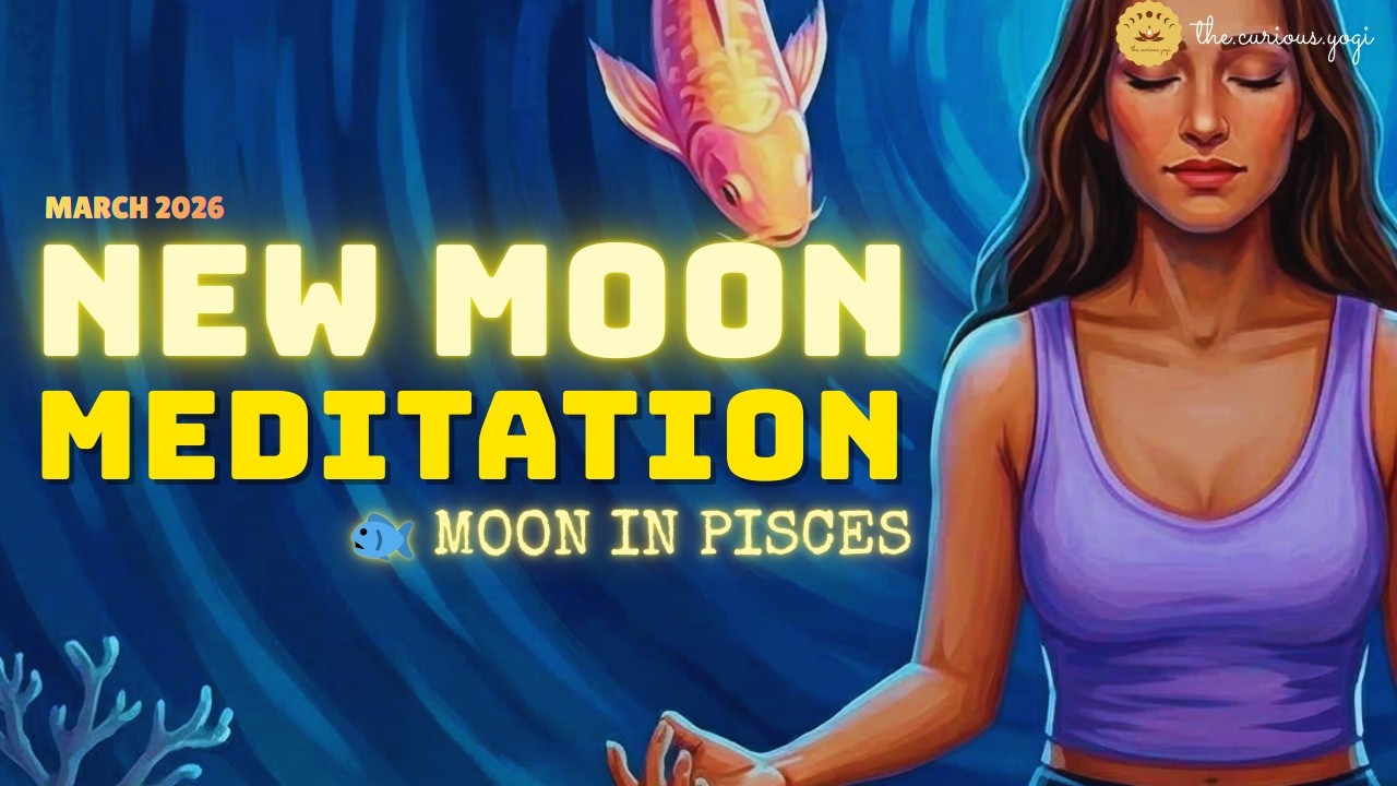 March 2026 New Moon Guided Meditation in Pisces ♓️ Chakra Meditation ...