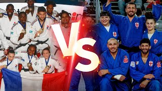 Georgia VS France I Final I European Judo Championships Mixed Teams 2024