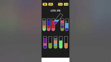 Water sort puzzle Level 658