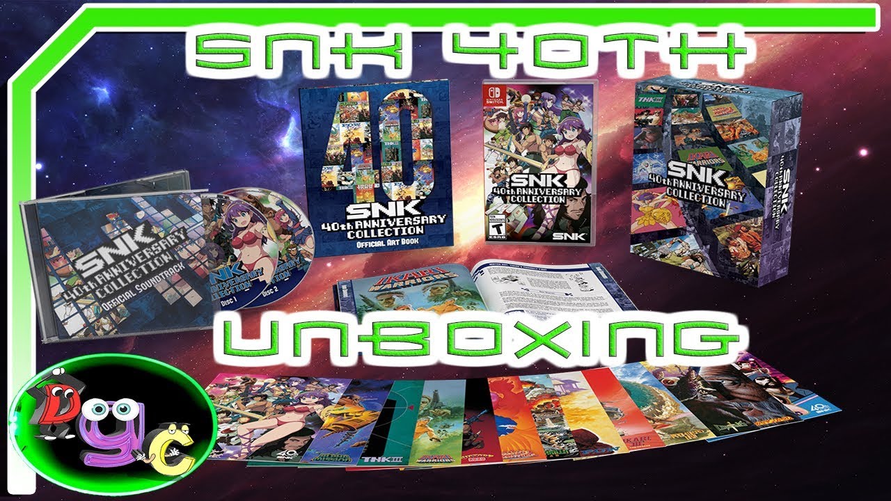 SNK 40th Anniversary Collection Unboxing Collector's Edition - YouTube