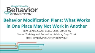 Behavior Modification Plans: What works in one place may not work in another - MMBC