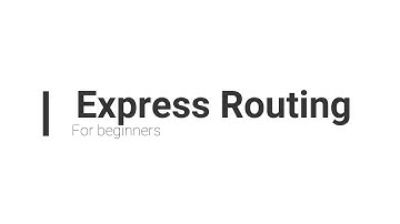 Express Routing for beginners (malayalam)