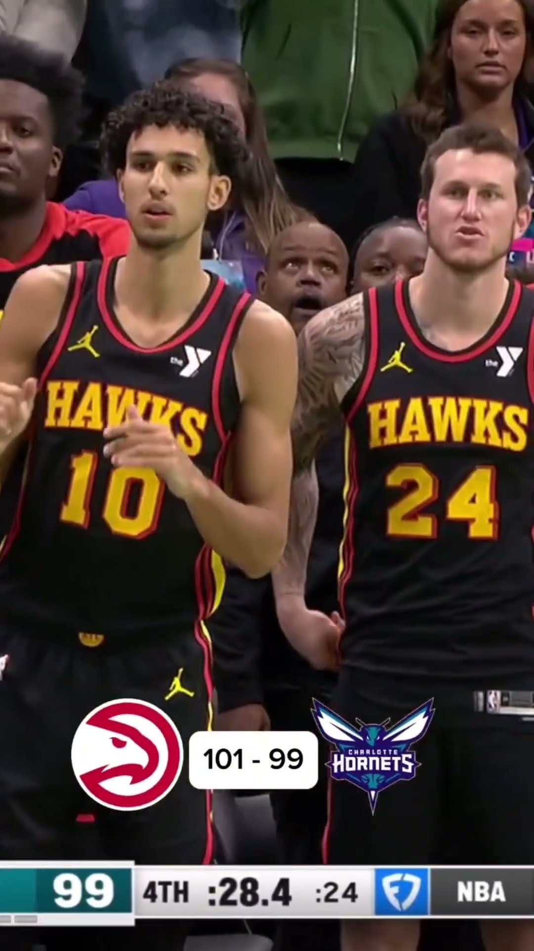 Hornets vs Hawks Epic Ending⏰️