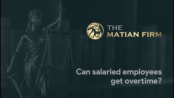 CAN SALARIED EMPLOYEES GET OVERTIME?