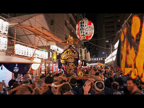 日本橋 べったら市 2023年 宝田恵比寿神社 神輿渡御