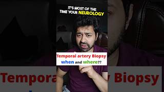Temporal artery biopsy when and which part of the artery? #biopsy #arteritis #temporal #neurosurgery