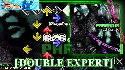 【DDR X3】 PARANOiA (kskst mix) [DOUBLE EXPERT] 譜面確認＋クラップ