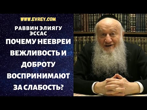Почему неевреи вежливость и доброту воспринимают за слабость?