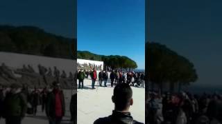 Aktüel Kamera - Çanakkale Anıtı - Saygı Duruşu Ve İstiklal Marşı