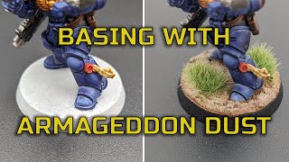 Armageddon Dust  Quick And Easy, Battle Ready Basing  #warhammer40k #warhammer40000