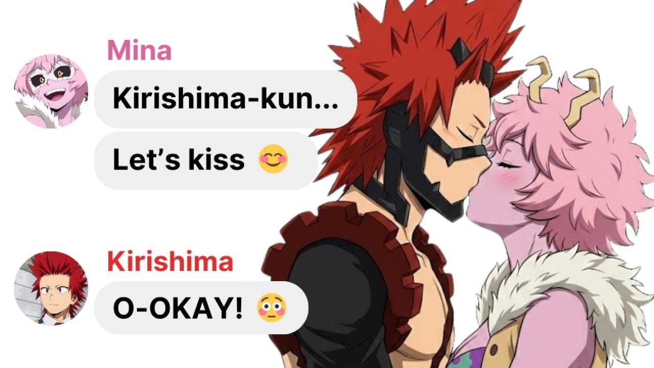 POV: What if Everyone Caught Kirishima Kissing Mina | My Hero Academia IG DM Skit