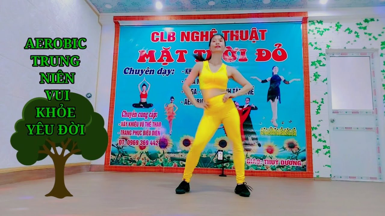 AEROBIC nhạc Đỏ Cách mạng/Tuổi Trung NIÊN VUI KHỎE PHÒNG DICH tại nhà💚