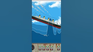 Titanic SINKS! #floatingsandbox #ships #gaming #games #shorts #titanic #tsunami #music #minecraft