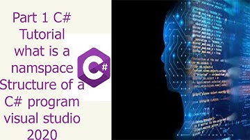 1 - How to Write Your First Program in C# | Hello World program in C# Programming Language