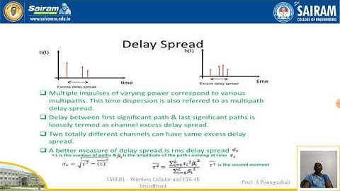 Lecture video_15EC81_Module1_The Broadband Wireless Channel_Fading_ A Poonguzhali