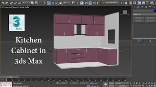 Kitchen Cabinet in 3ds Max | Kitchen Modeling in 3ds Max