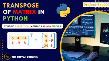 Python Program to find Transpose of a Matrix | Transpose of Matrix | Python for Beginners #transpose