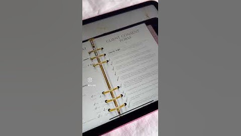 St.lisse Creative Lash Client Record Book Digital Download