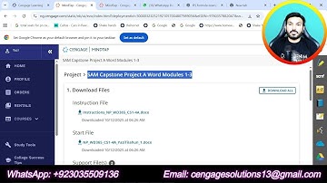 New Perspectives Word 365 | Modules 1-4: SAM Capstone Project A | #LongLakeConservationArea