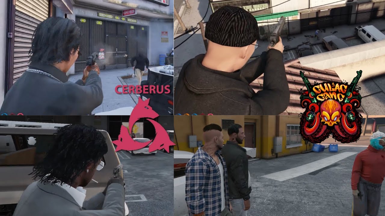 GG vs CB shootout at Little Seoul (Multi POV) | NoPixel