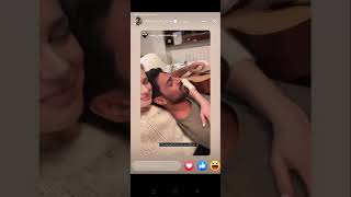 April 14, 2022 Of Michele Morrone With Anna Maria Seiklucka On Their Story