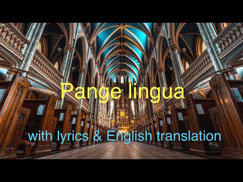 Pange lingua gloriosi