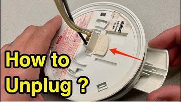 How to unplug a smoke detector (easy, only 5 seconds…)