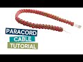 HOW TO MAKE A PARACORD PHONE CABLE TUTORIAL // Cobra paracord weave