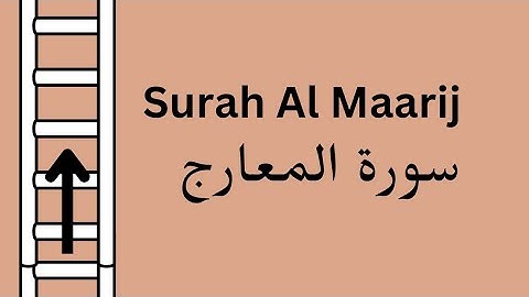 Surah Al Maarij سورة المعارج